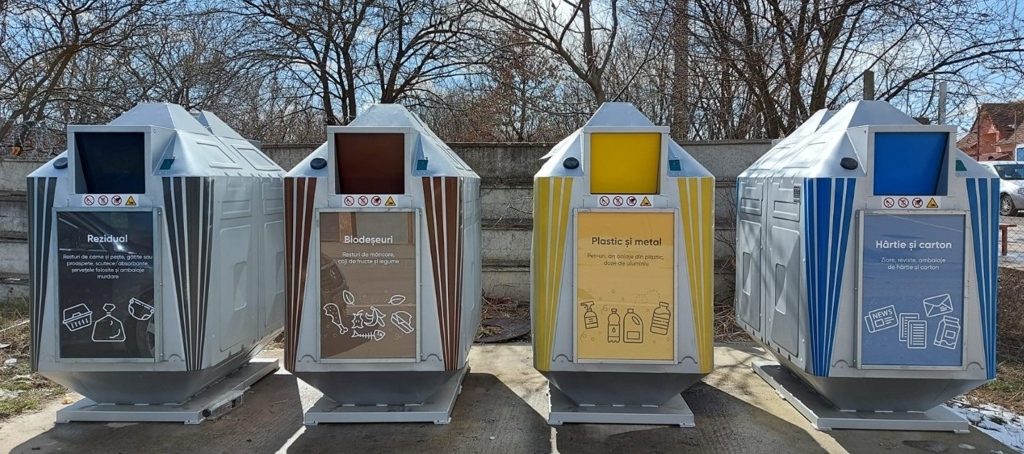 Colectarea deșeurilor prin insule ecologice, la Tecuci