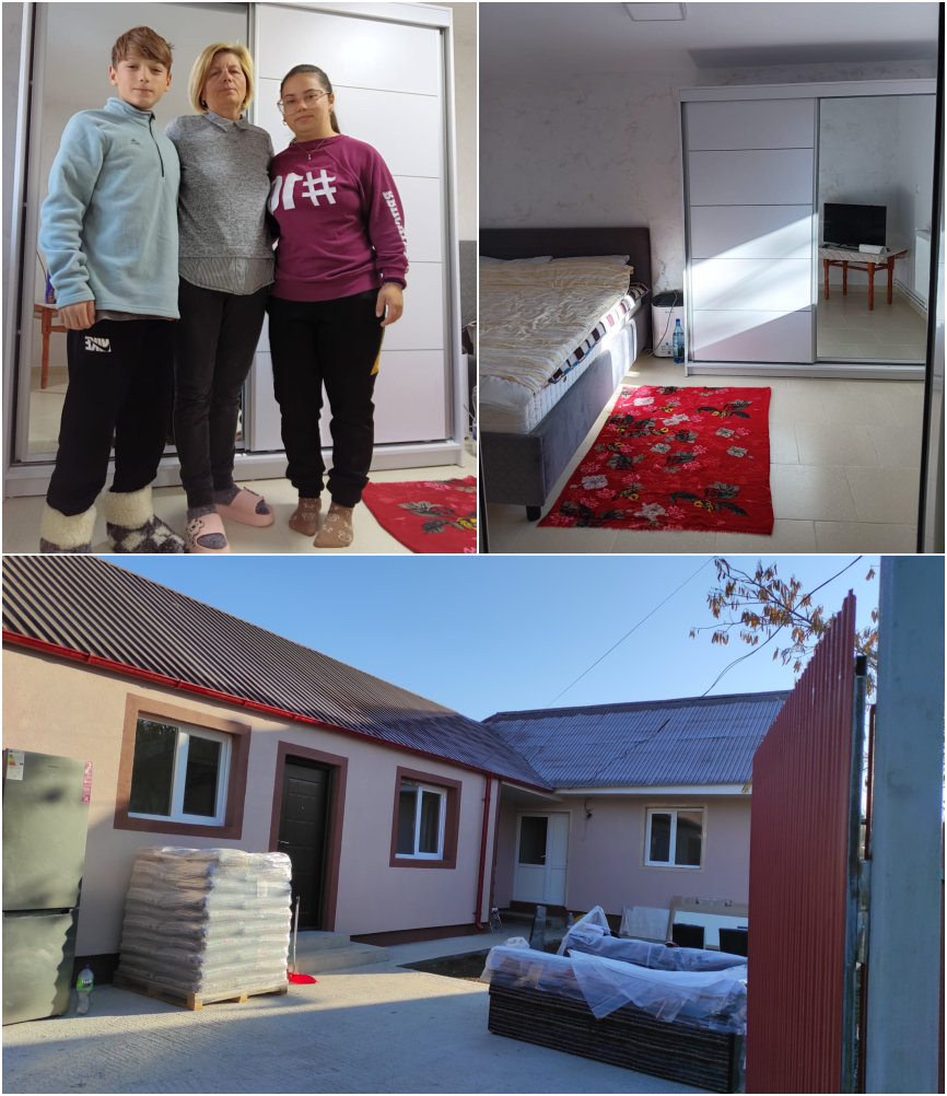 O mamă sinistrată cu trei copii și-a văzut casa readusă la viață, după articolul din „Viaţa liberă”