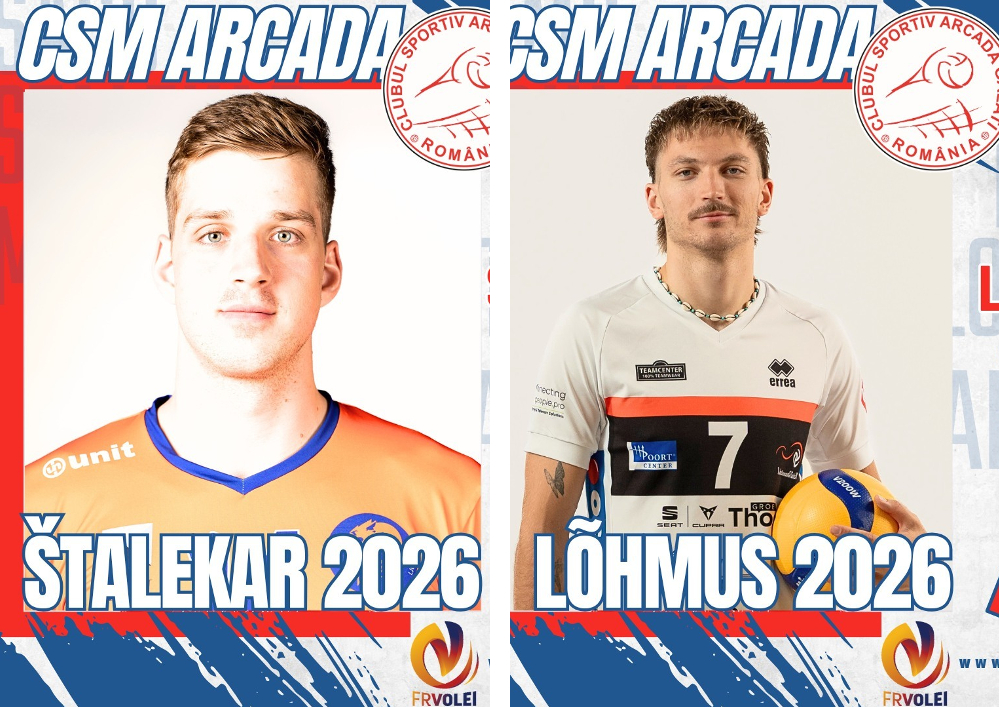 Volei masculin. CSM Arcada a încheiat sesiunea de transferuri