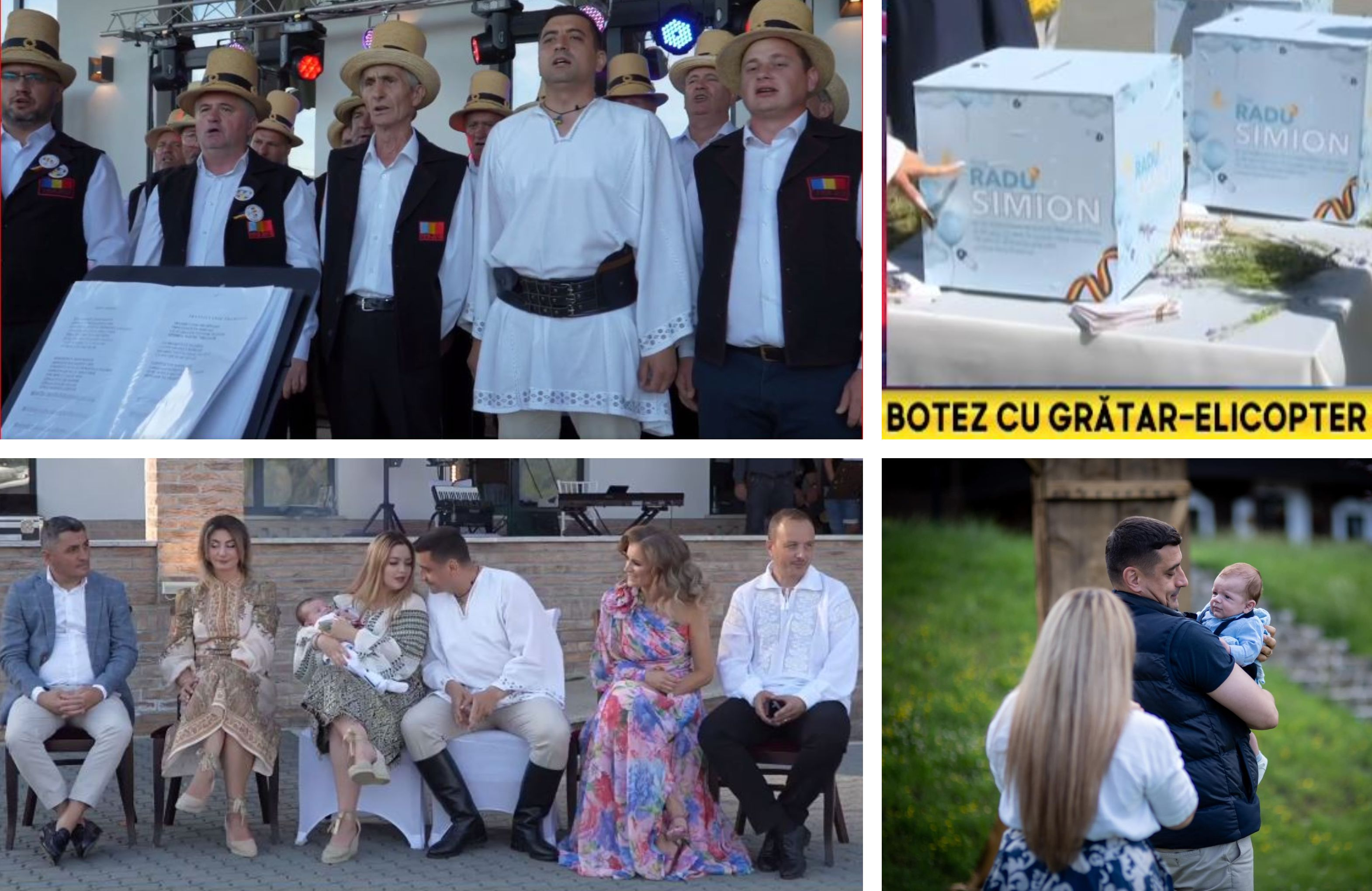 Program de cântece patriotice la prima cumetrie (de) AUR