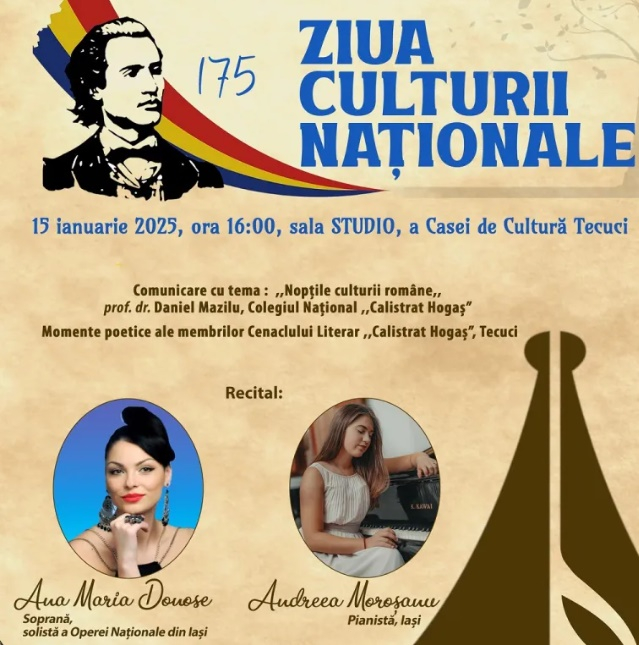 Ziua Culturii Naționale, celebrată la Tecuci