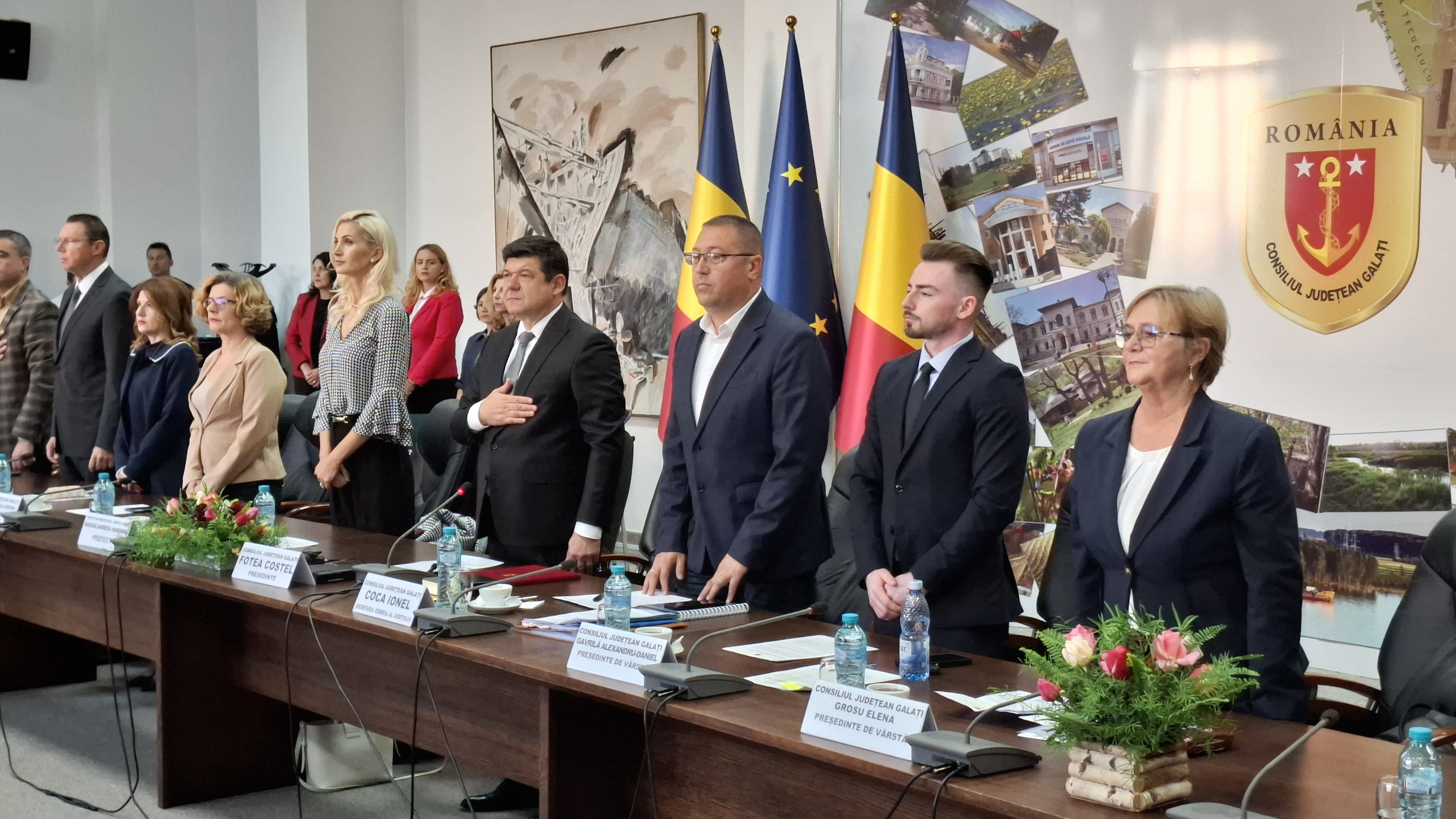 Noii membri ai Consiliului Județean (CJ) Galați au depus jurământul