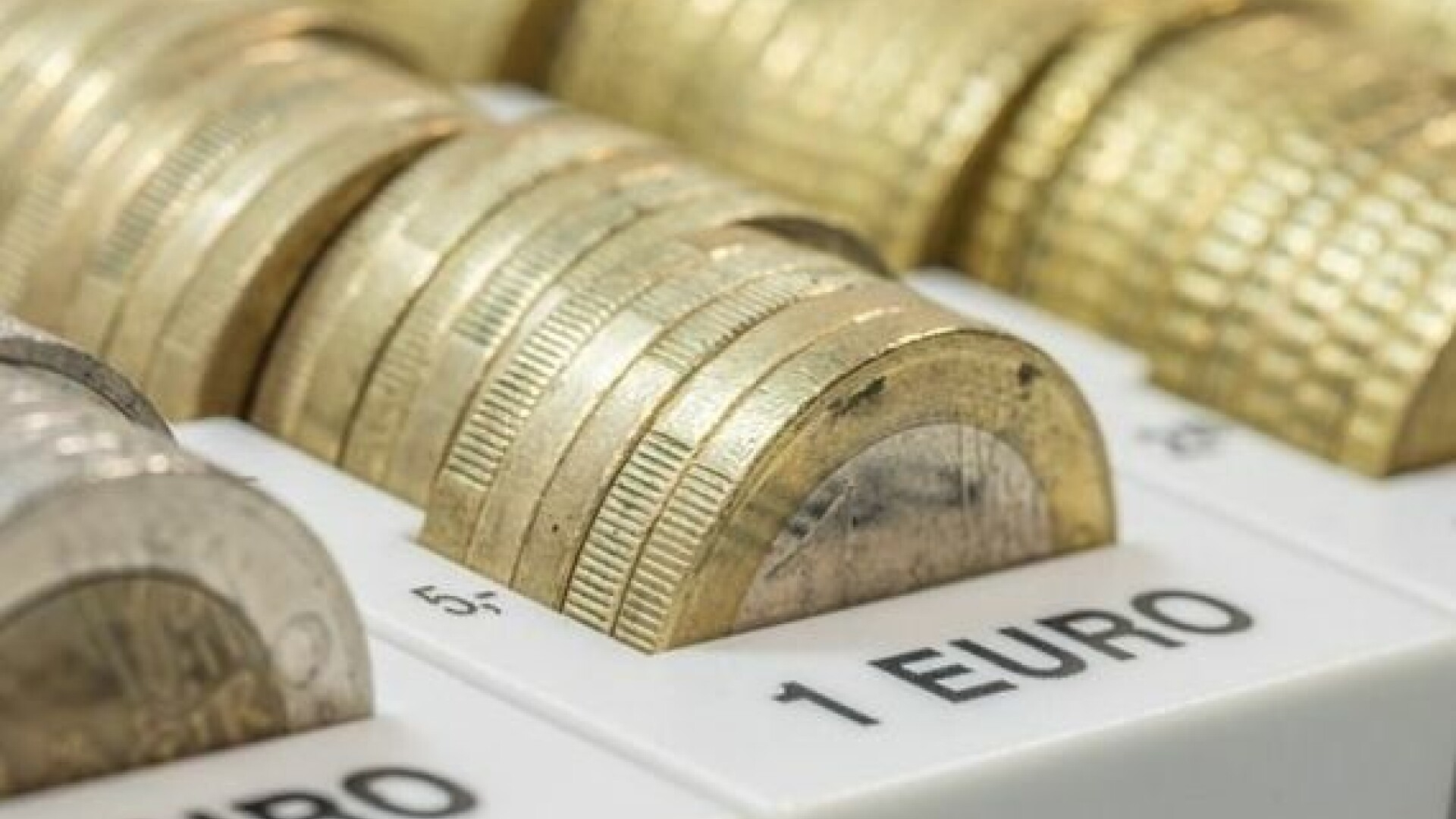 Euro a crescut în noiembrie cu o jumătate de ban
