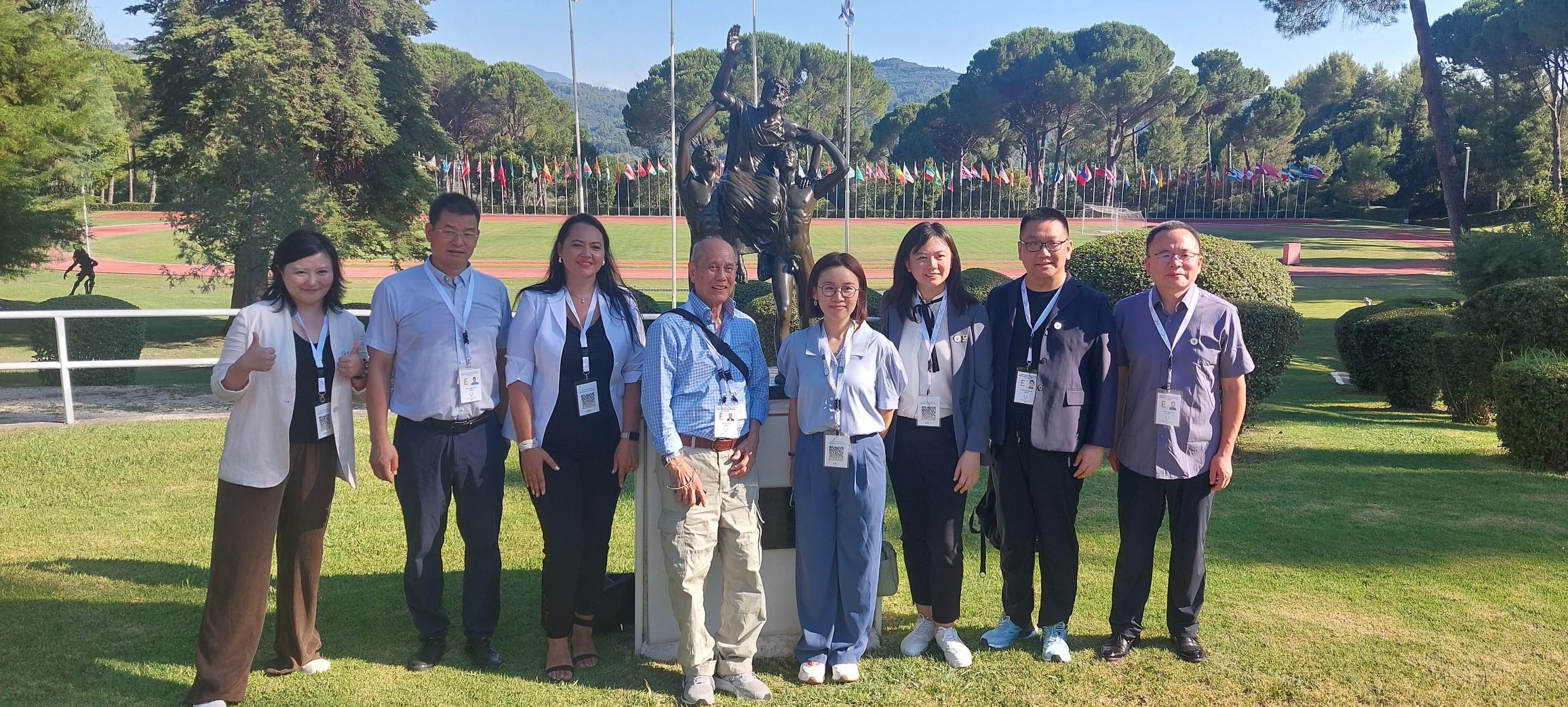 Gălățeancă, ambasador olimpic în Grecia