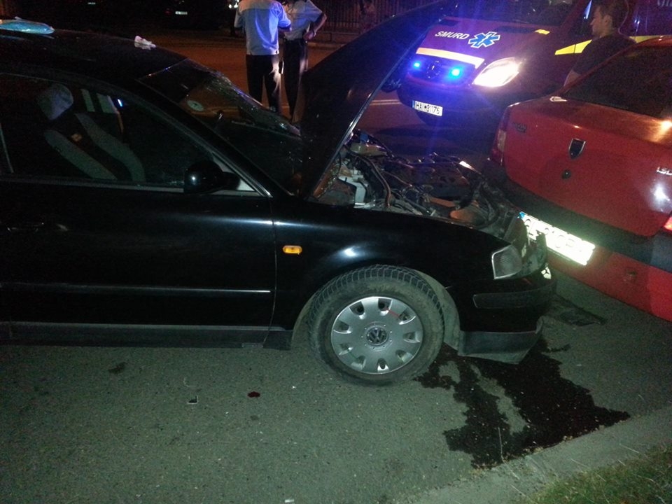 Paharul nu face casă bună cu volanul! Accident pe Faleză provocat de un şofer beat