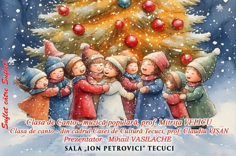 Concert de colinde la Casa de Cultură din Tecuci