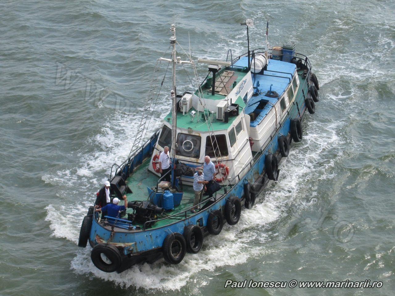 O fostă pilotină a AFDJ, scufundată în canalul Sulina