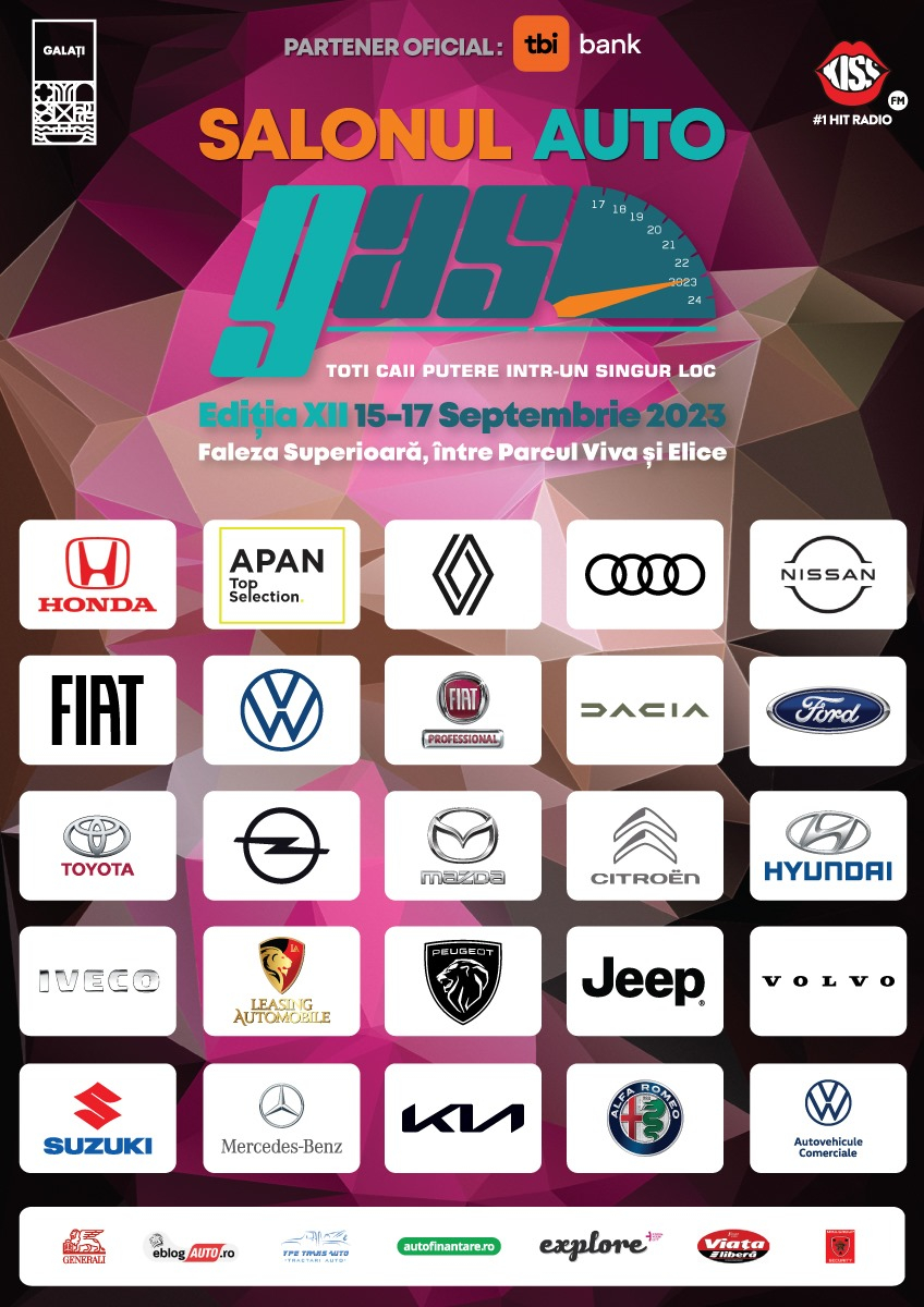 Cel mai mare SALON AUTO DIN ROMÂNIA se desfășoară la Galați de 12 ani