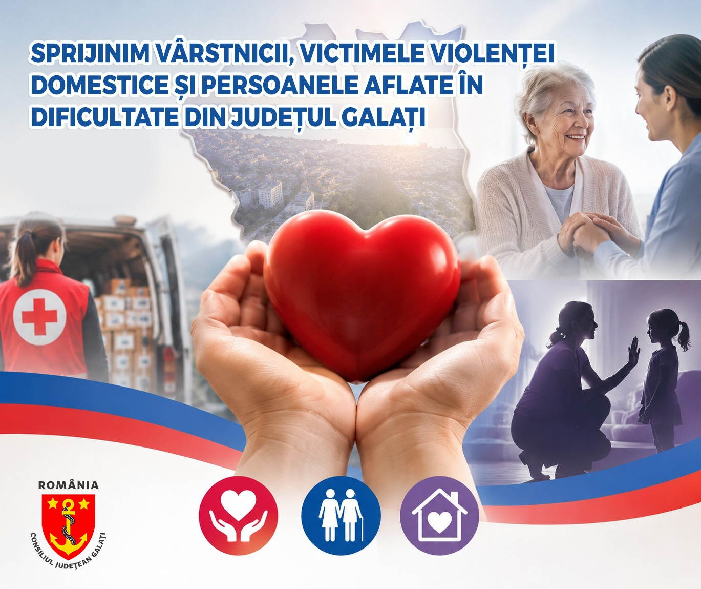 Parteneriate pentru comunitate - Sprijin pentru salvatorii care intervin în situații de urgență, vârstnici și victimele violențelor domestice