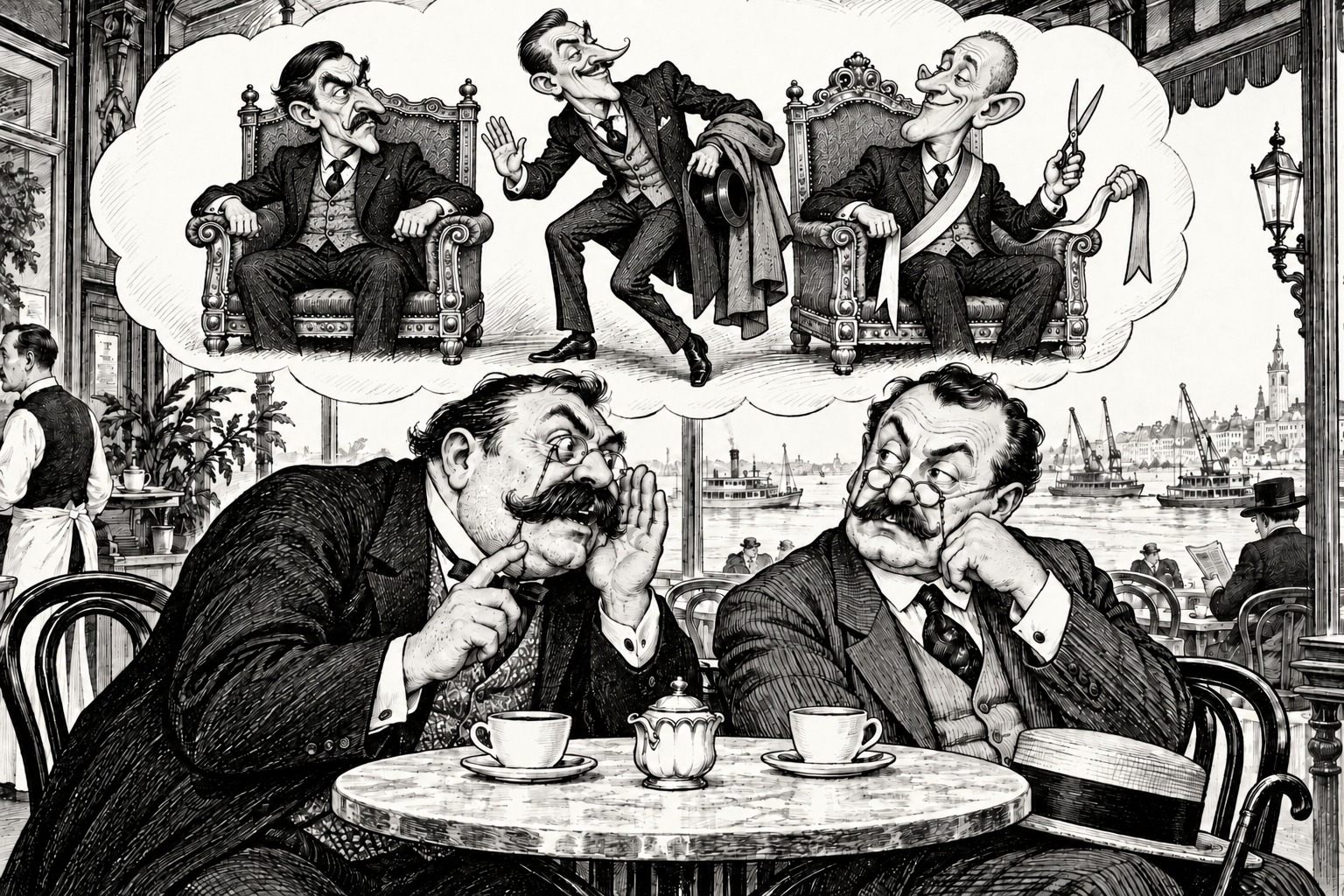 O combinațiune locală. Scenetă politică imaginară