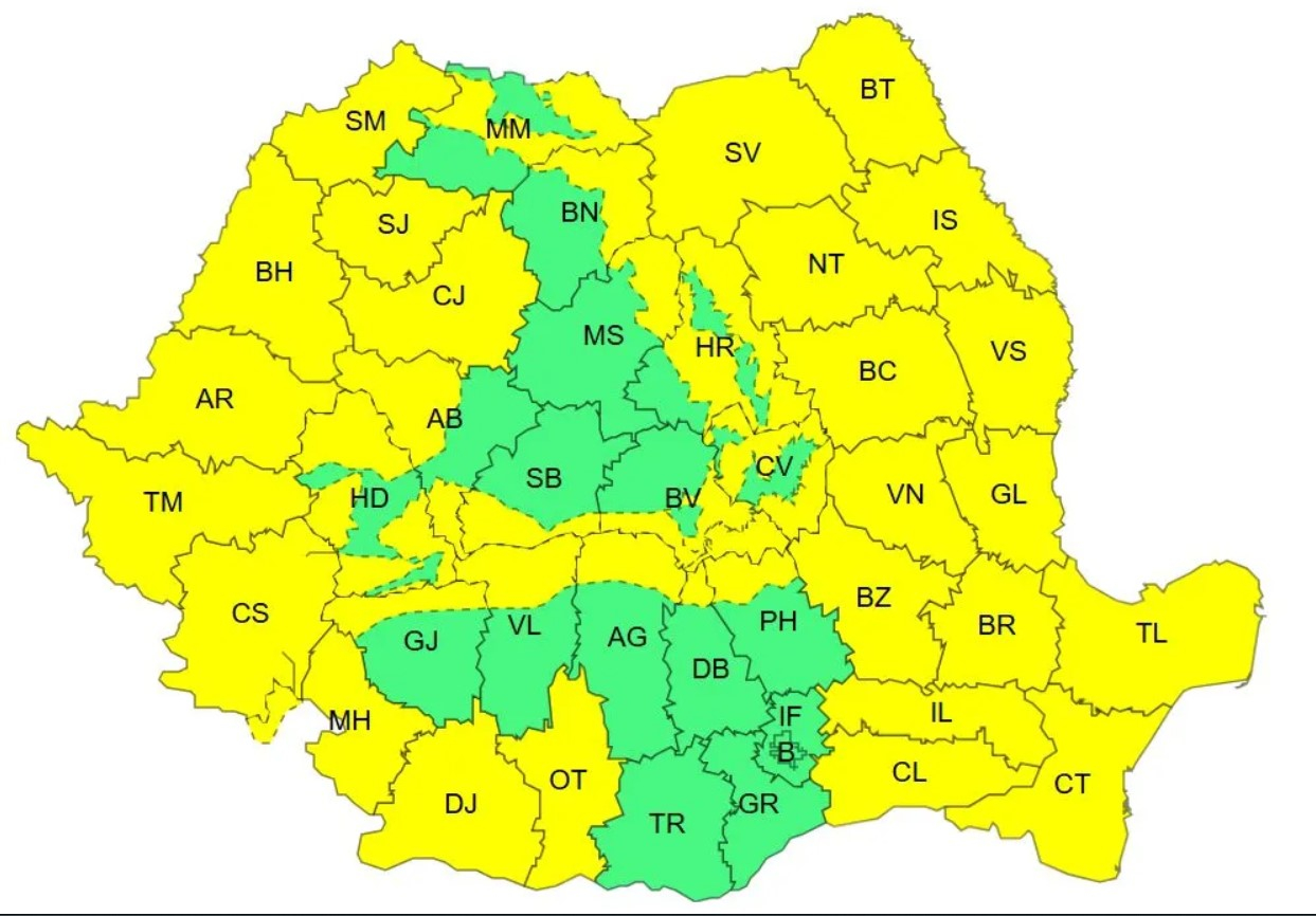De la tricou, trecem din nou la geacă! Cât de rea devine vremea la Galați