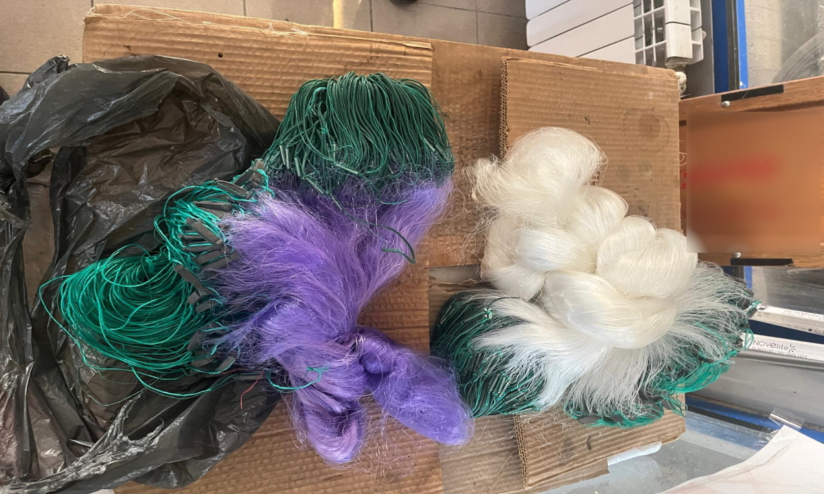 Plase de pescuit ilegale, descoperite la Oancea