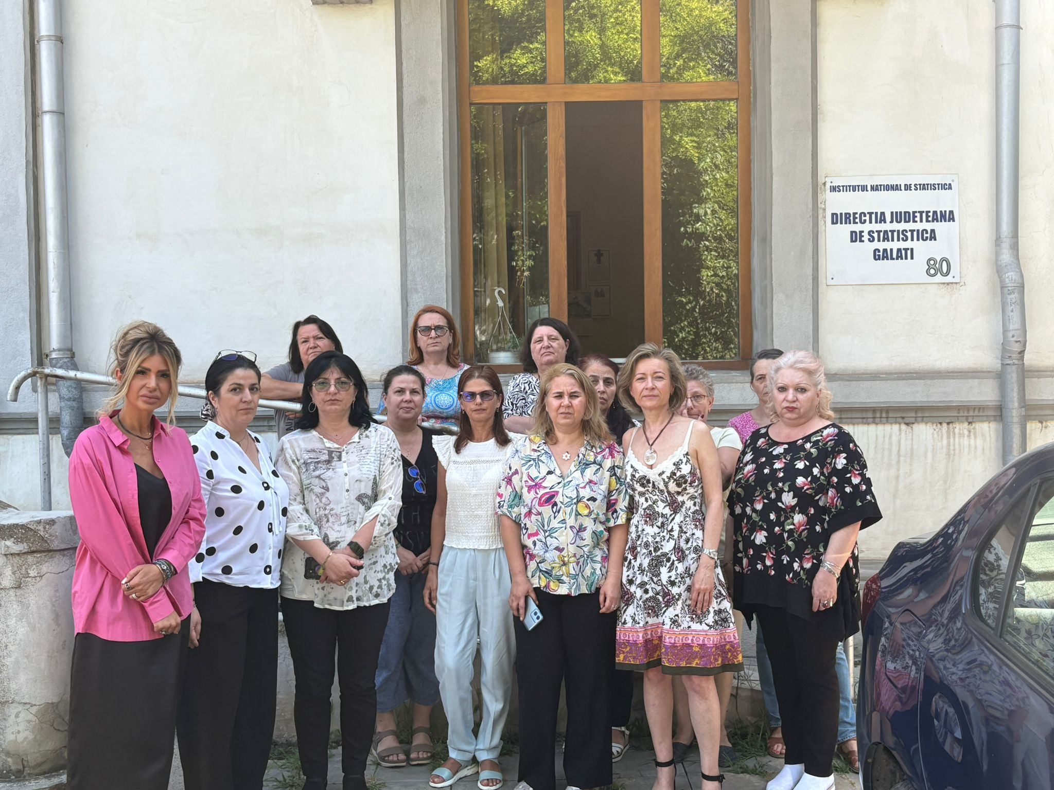 Protest spontan la Direcția Județeană de Statistică Galați