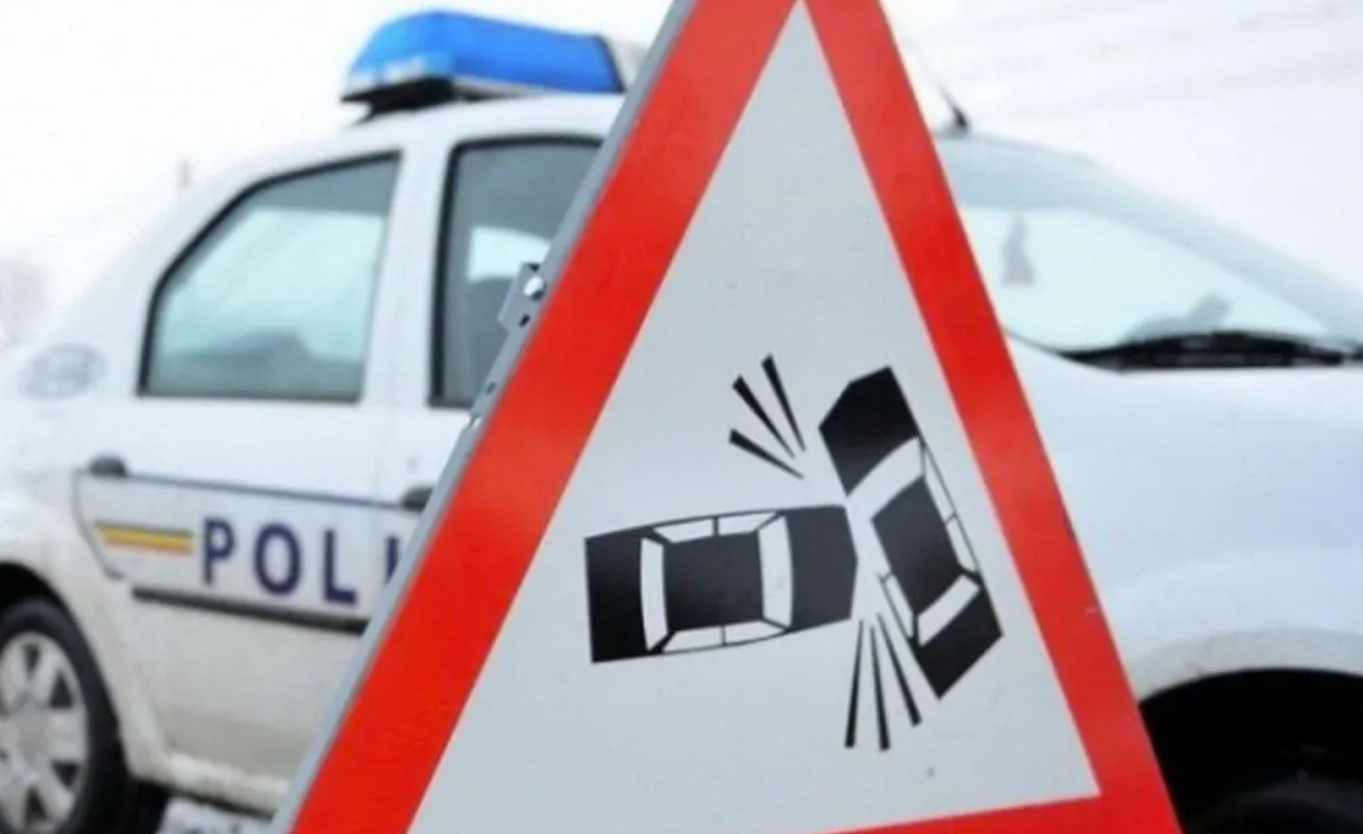 Accident în lanț în urma unei depășiri