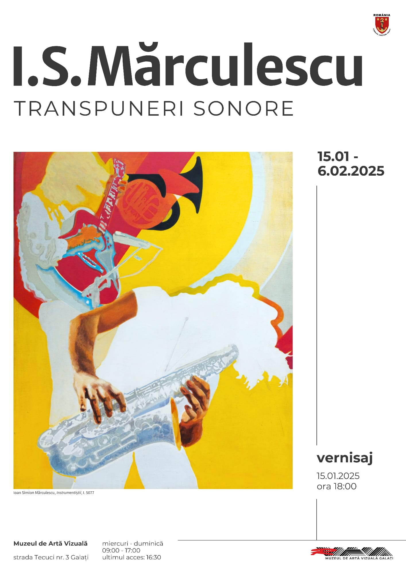 Jazz-ul, cu vibraţia sa intensă, în operele lui Ioan Simion Mărculescu