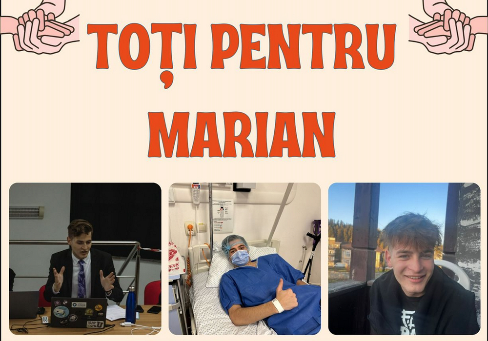 „Toți pentru Marian” - apel pentru salvarea unui tânăr curajos