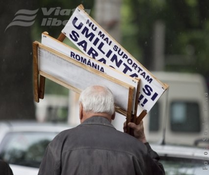Pensionarii -  în Capitală, pentru protest  