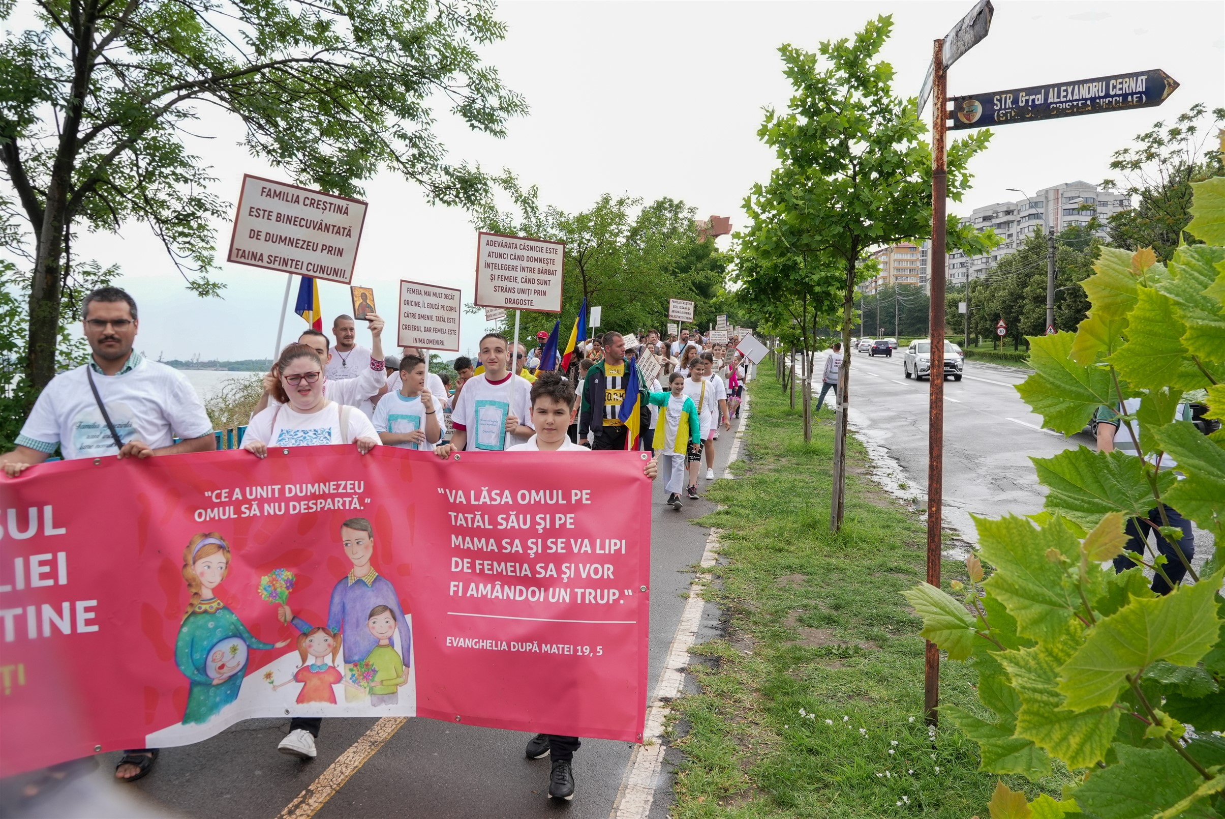Marşul Familiei Creştine, la Galaţi