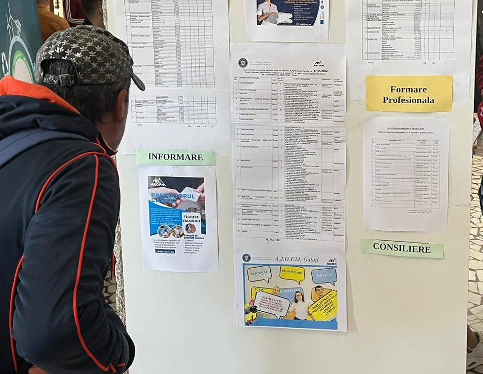 Peste 250 de joburi în 11 țări europene, prin AJOFM Galaţi