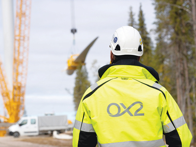 Suedezii de la OX2 construiesc în județul Galați un parc eolian de 99 MW