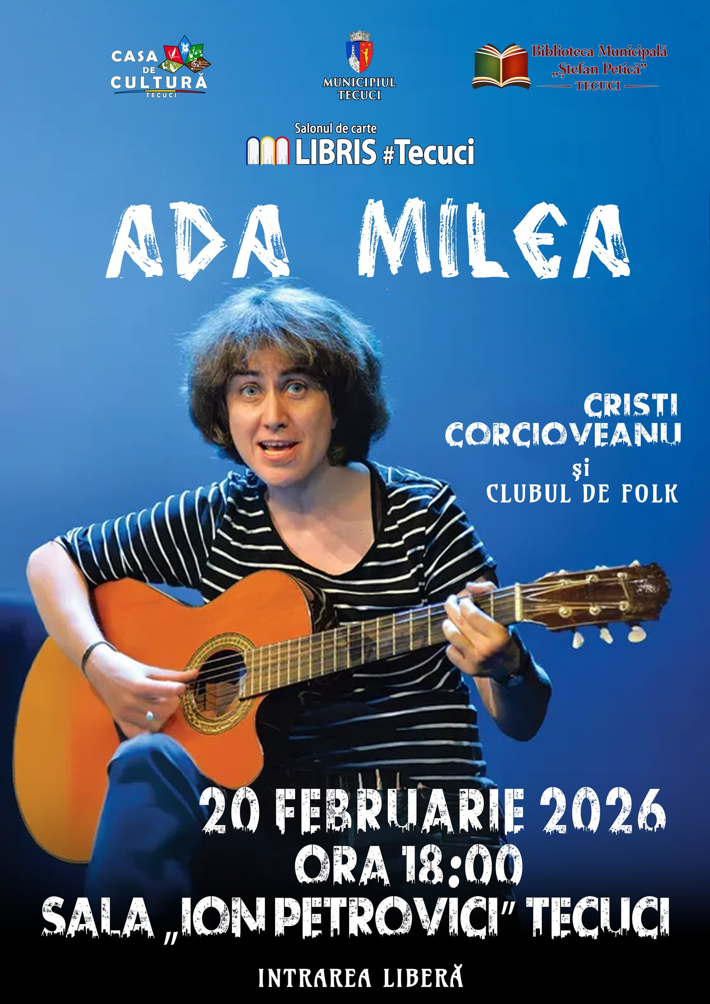 Spectacol cu Ada Milea, Cristi Corcioveanu şi Clubul de folk