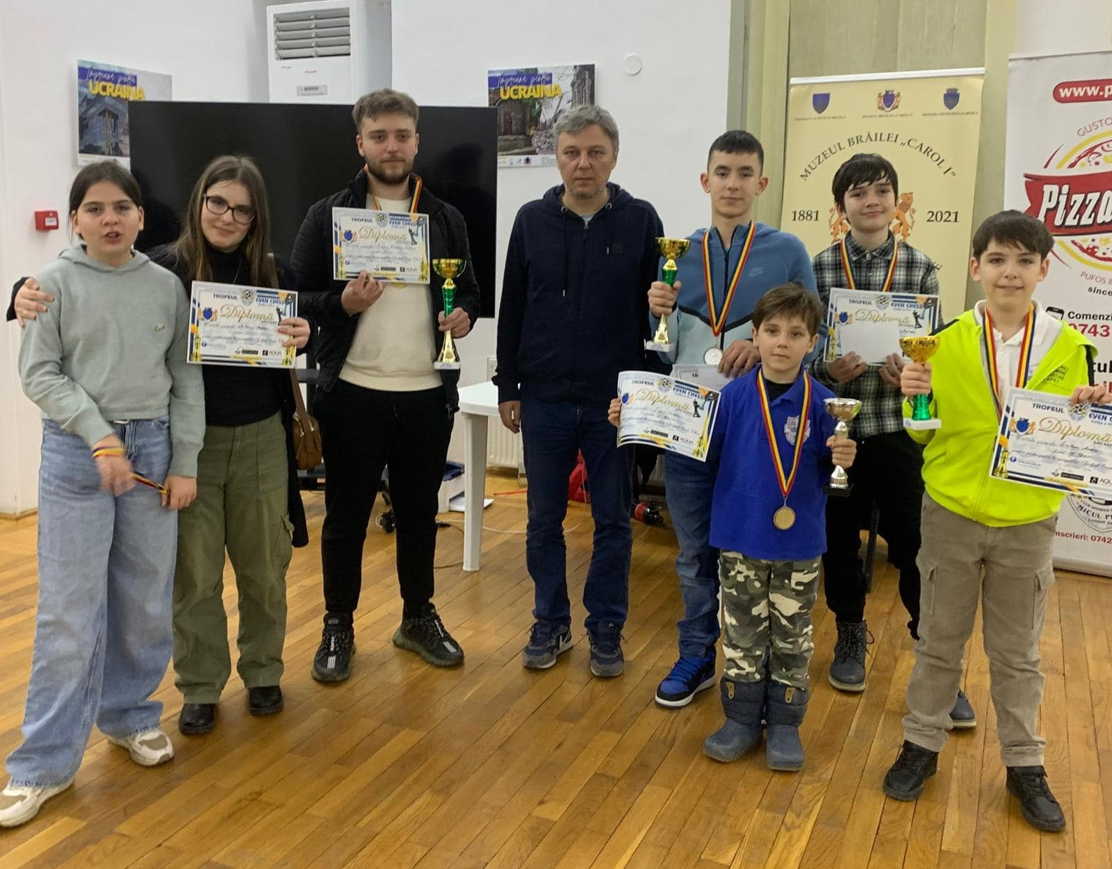 Din sportul gălățean. Clasări fruntașe la un festival de șah la Brăila