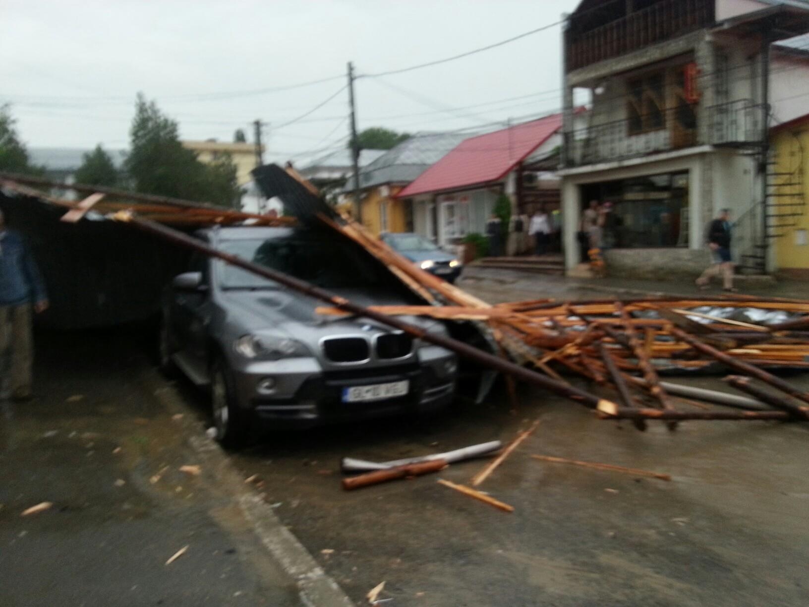 GALERIE FOTO / Furtuna a făcut ravagii şi în judeţul Galaţi 