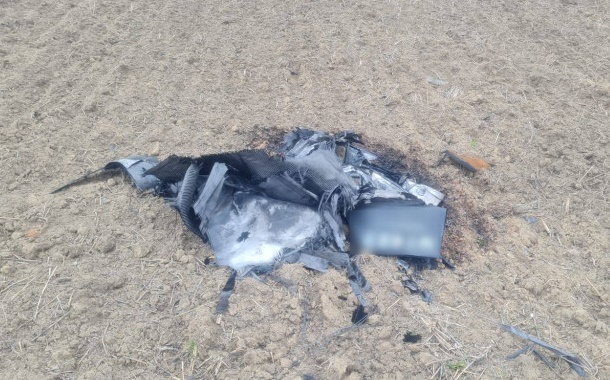 Fragmente de dronă căzute în judeţul Galaţi, lângă punctul de trecere a frontierei