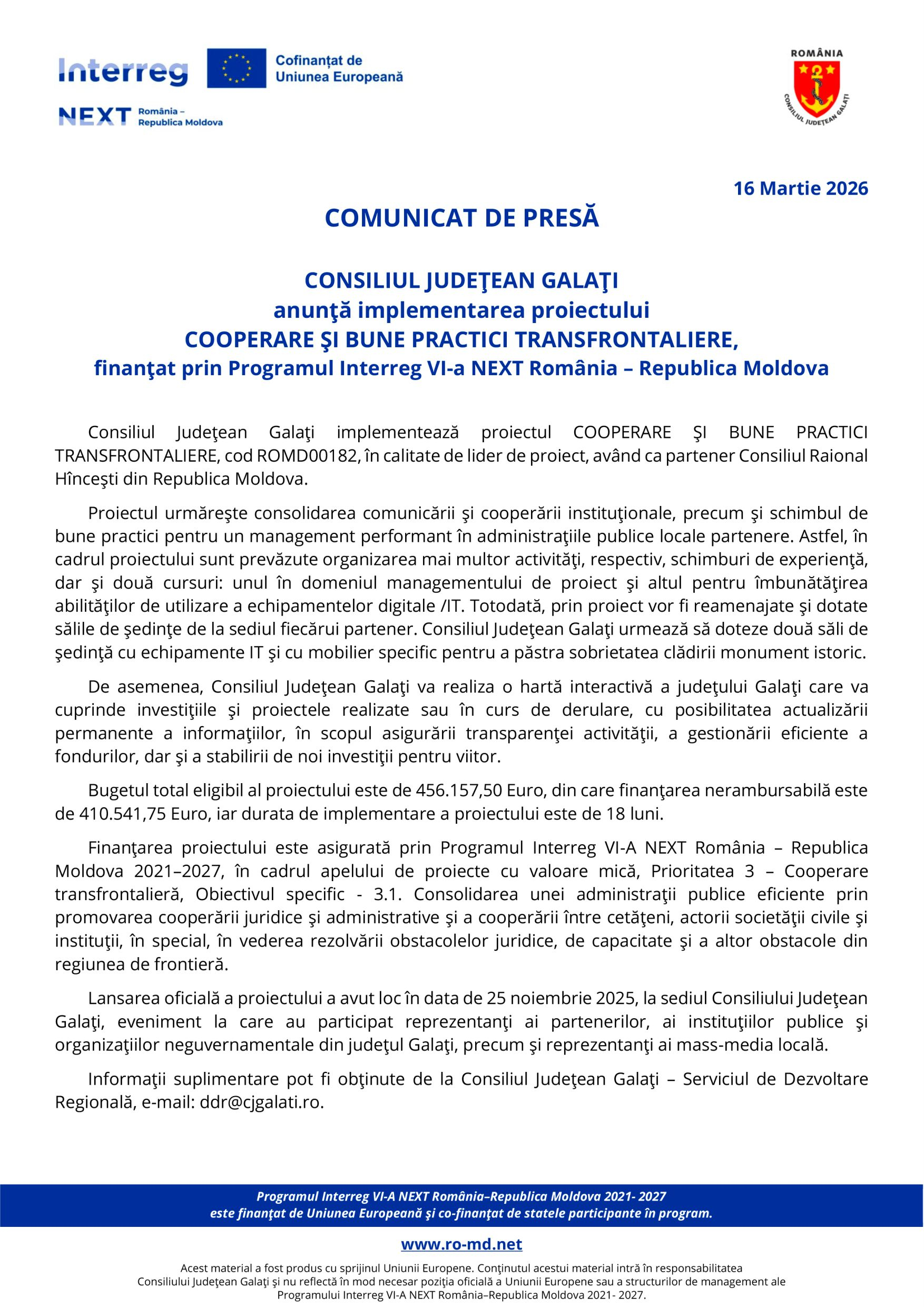 Cooperare și bune practici transfrontaliere