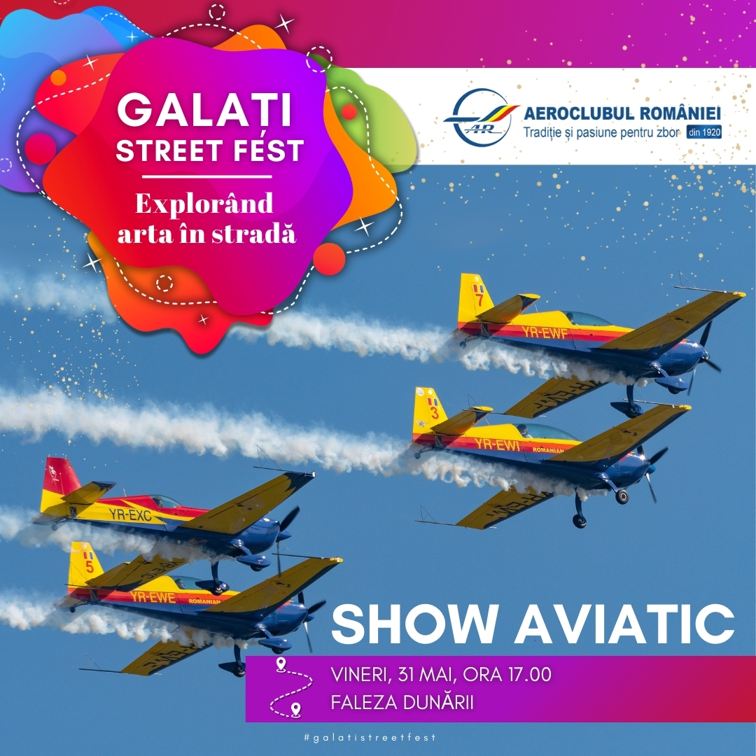 Spectacolul aviatic de pe faleză începe la ora 17.00