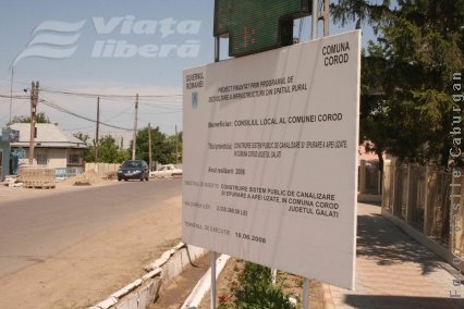 Corodul are şi n-are canalizare