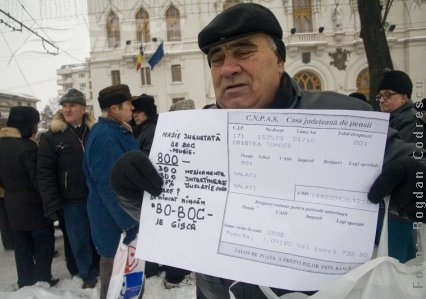 Alianţa Europensionarilor se pregăteşte de marş 