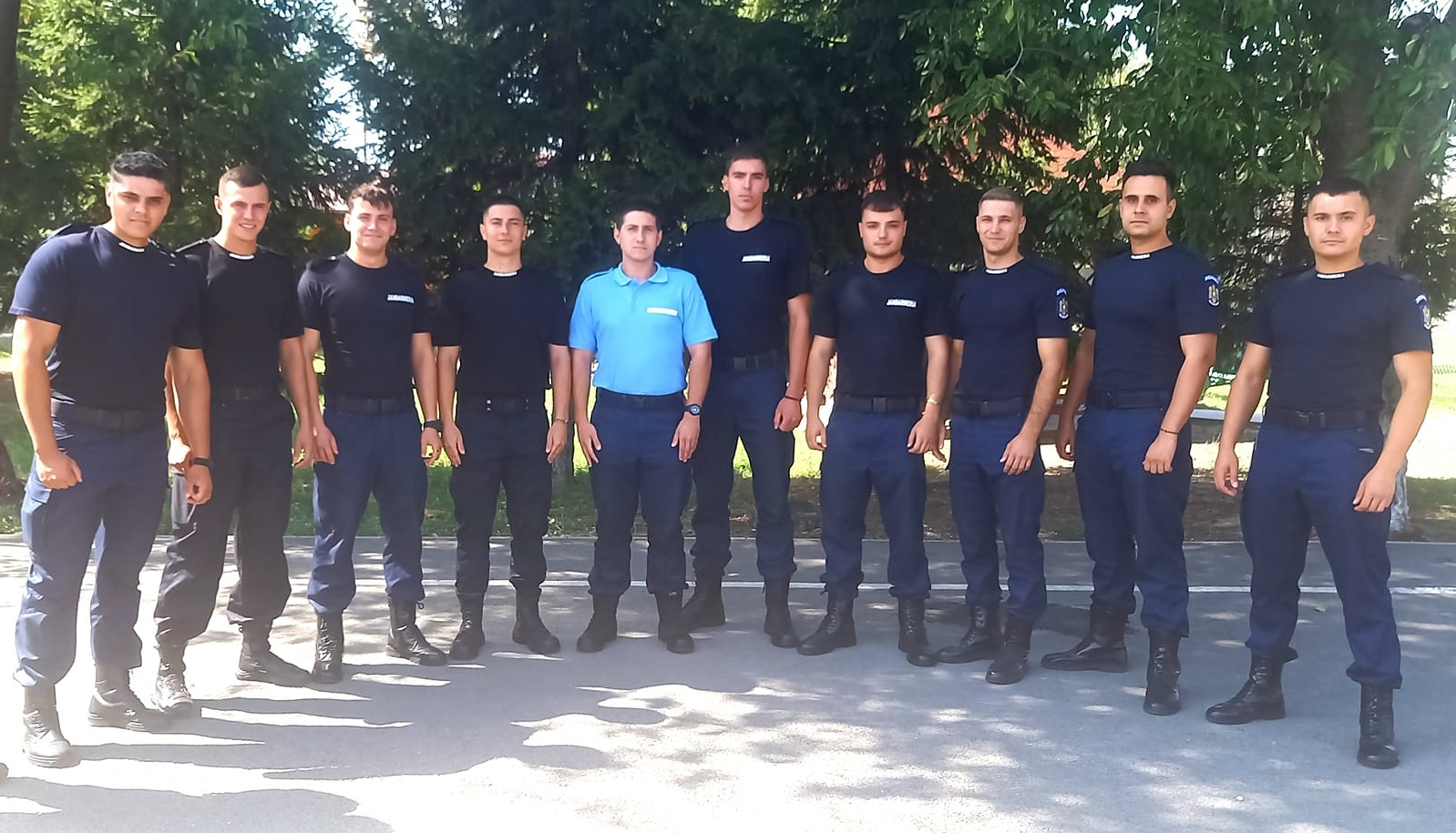 Elevi-jandarmi, în practică la Galaţi