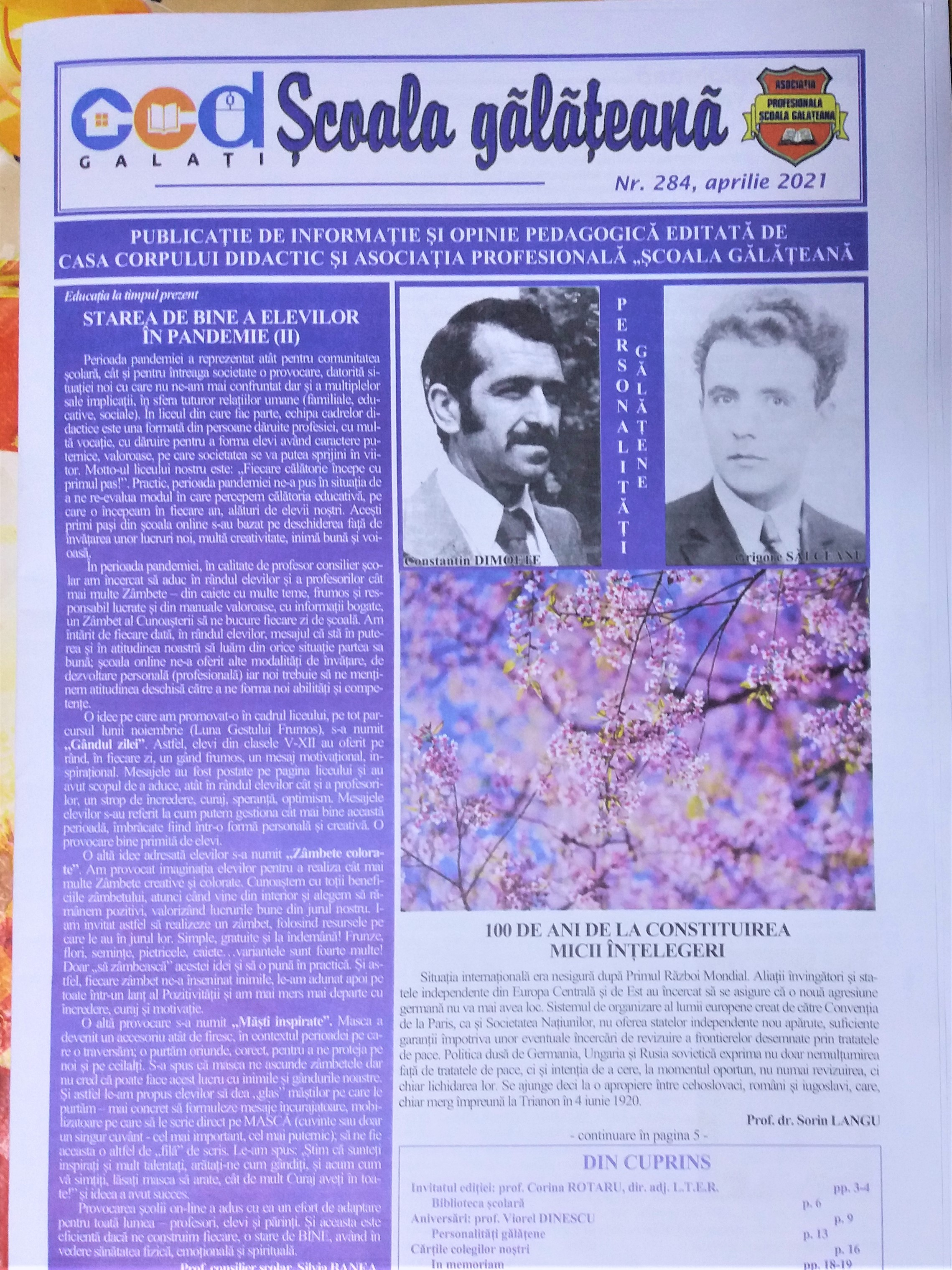 Glorioase chipuri gălățene