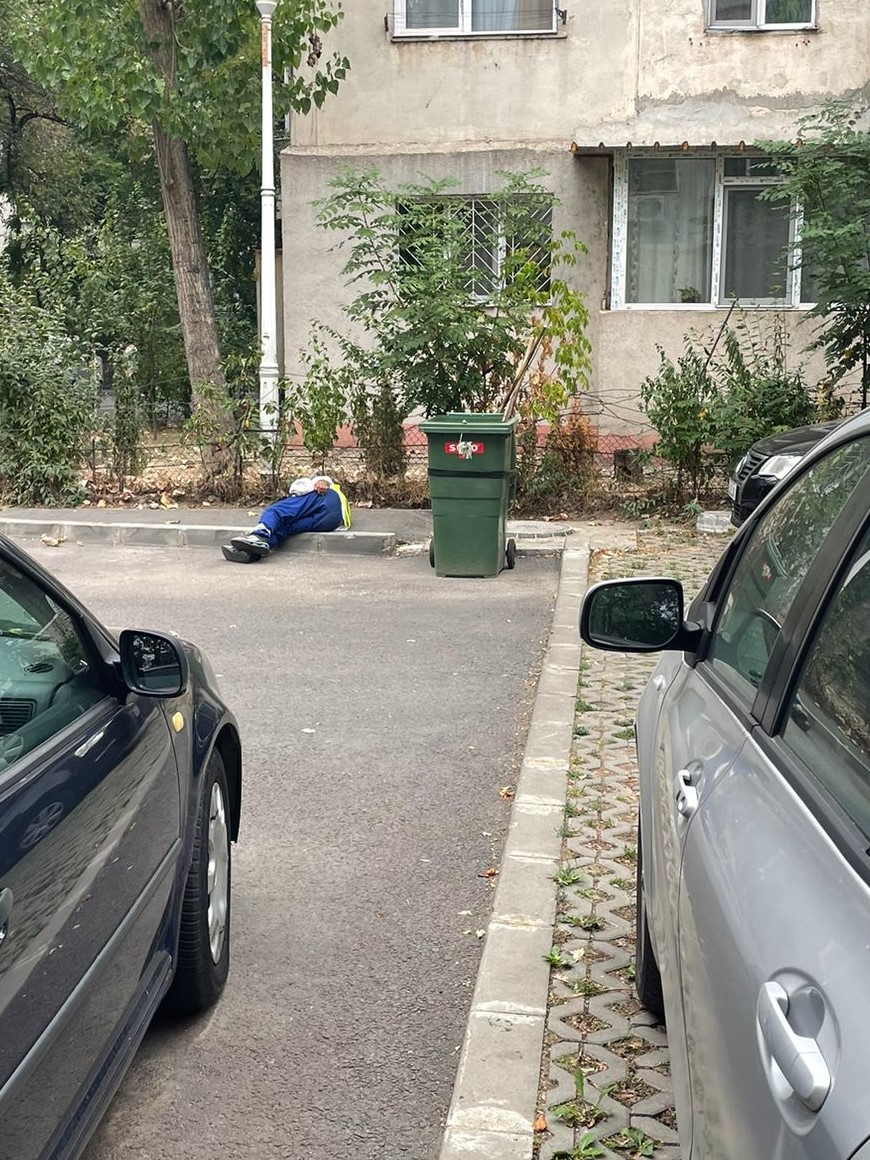 Poza zilei. "Munca" dis-de-dimineaţă oboseşte...