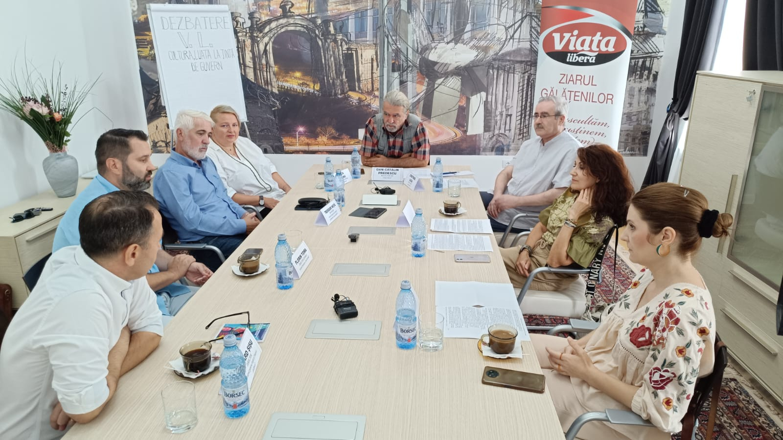 Dezbaterea organizată de „Viața liberă” pe tema Culturii gălățene, disponibilă și pe YouTube