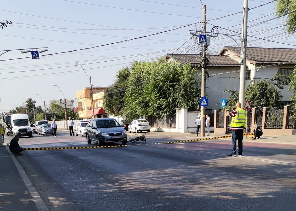 Femeie lovită pe trecerea de pietoni