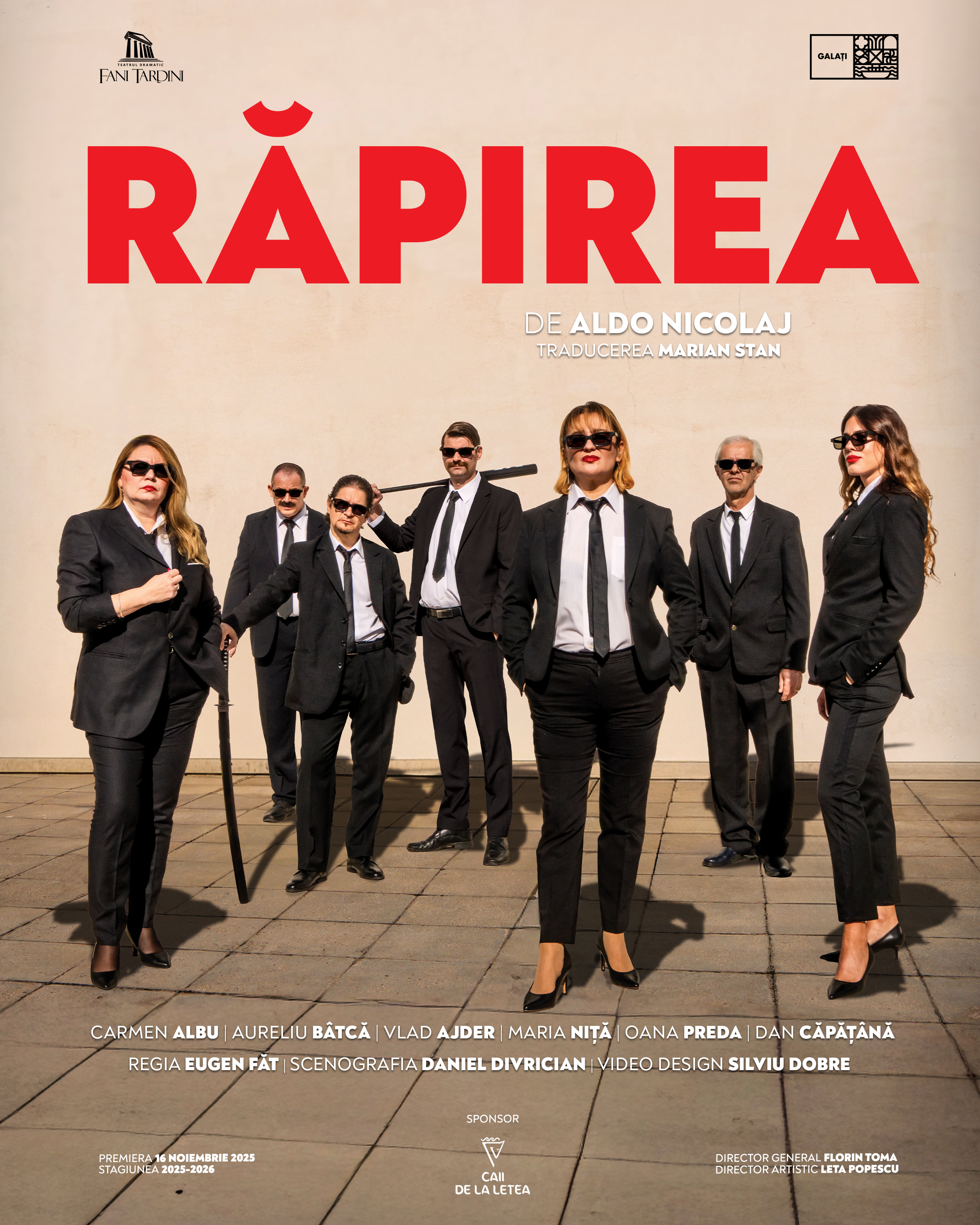 „Răpirea”, o comedie atipică. Premieră la Teatrul Dramatic „Fani Tardini”