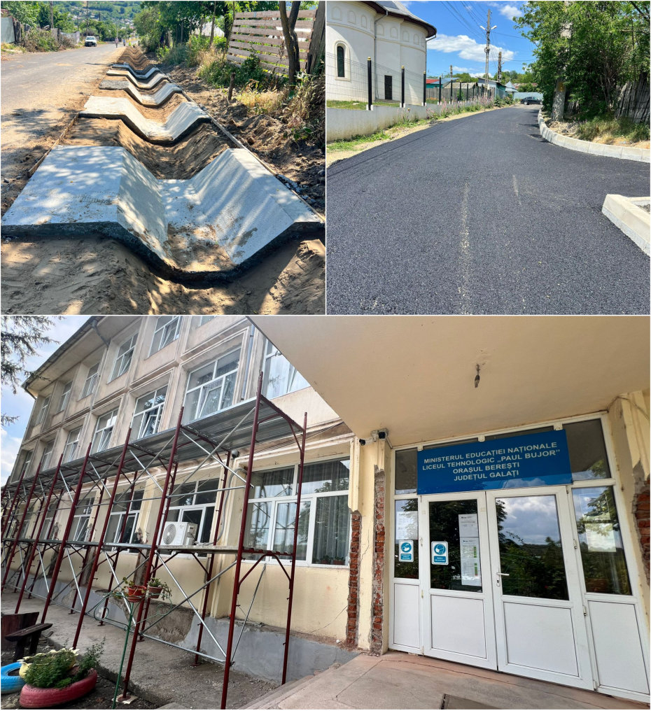 Drumuri asfaltate și şcoli modernizate, cu bani europeni