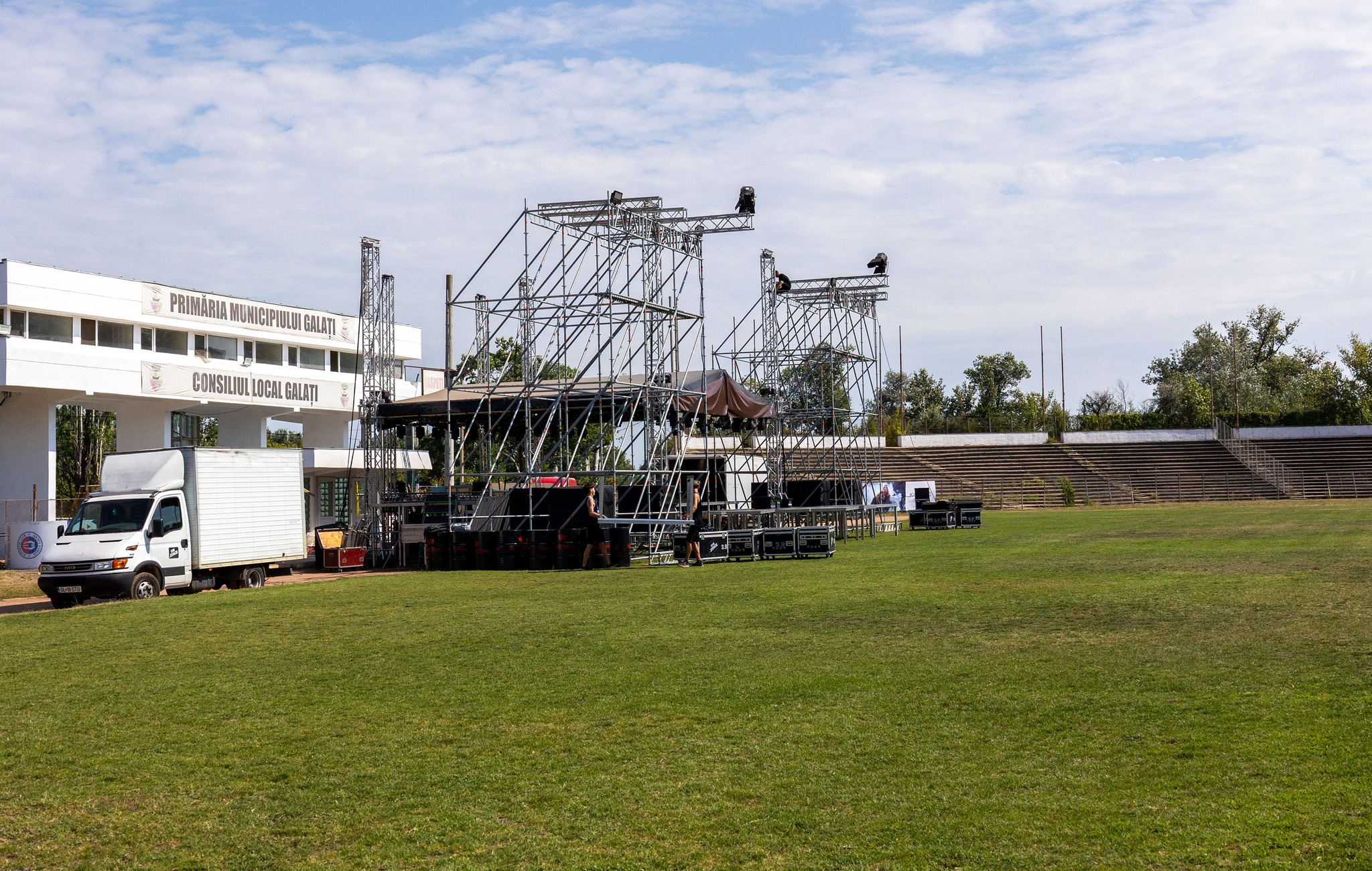 Cum a fost „ferchezuit” Stadionul „Dunărea”