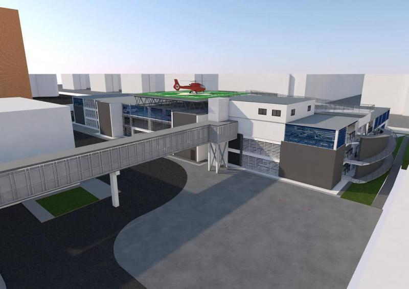 Contract pentru heliport şi extinderea parcării de la Spitalul Județean
