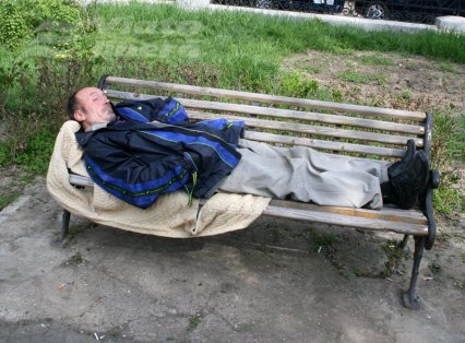 Vagabondul adormit de lângă „Viaţa liberă”