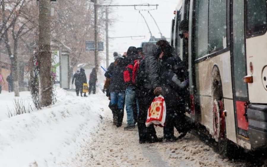 UPDATE - Transportul în comun este şi astăzi, 11 ianuarie, GRATUIT! Cum se intervine pe străzile din oraș