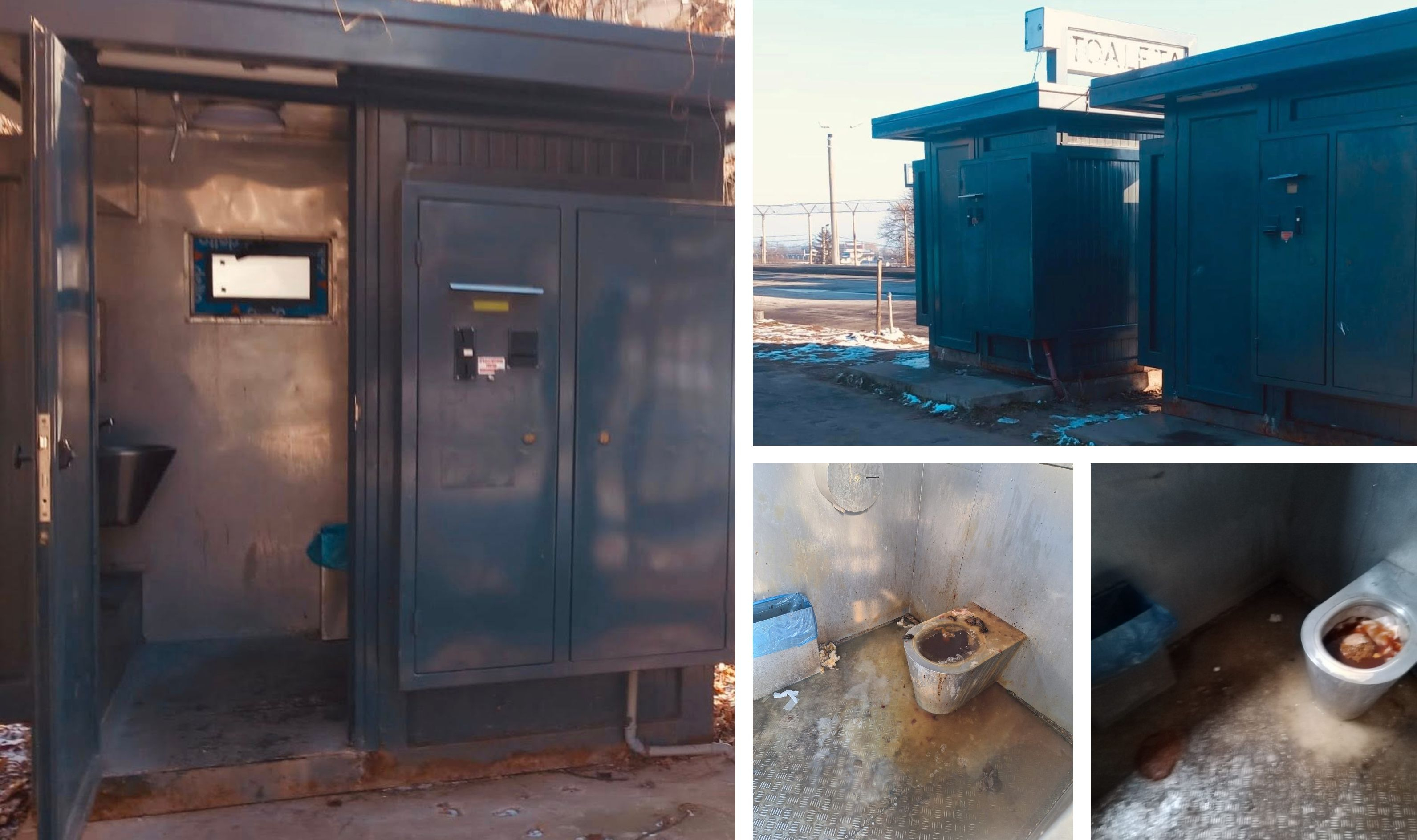 Control inopinat cu efecte. Firma care spală toaletele publice, amendată de inspectorii sanitari