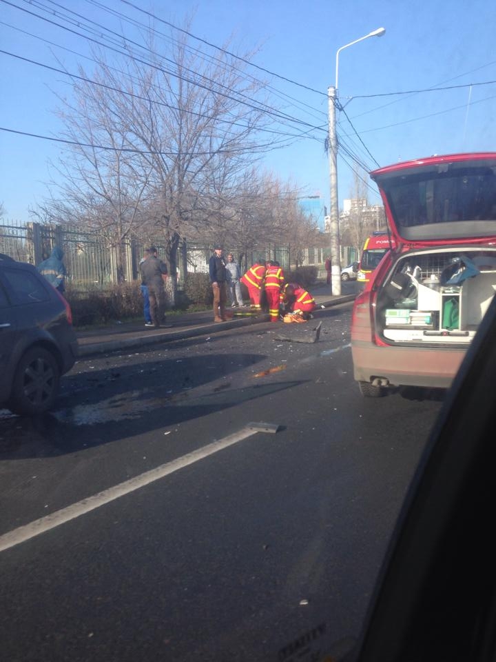 Accident grav la Uzina de Apă / Impact năucitor pe contrasens