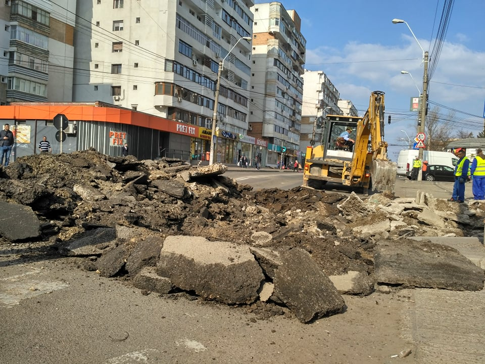 UPDATE. Trafic închis pe strada Brăilei (FOTO şi VIDEO)