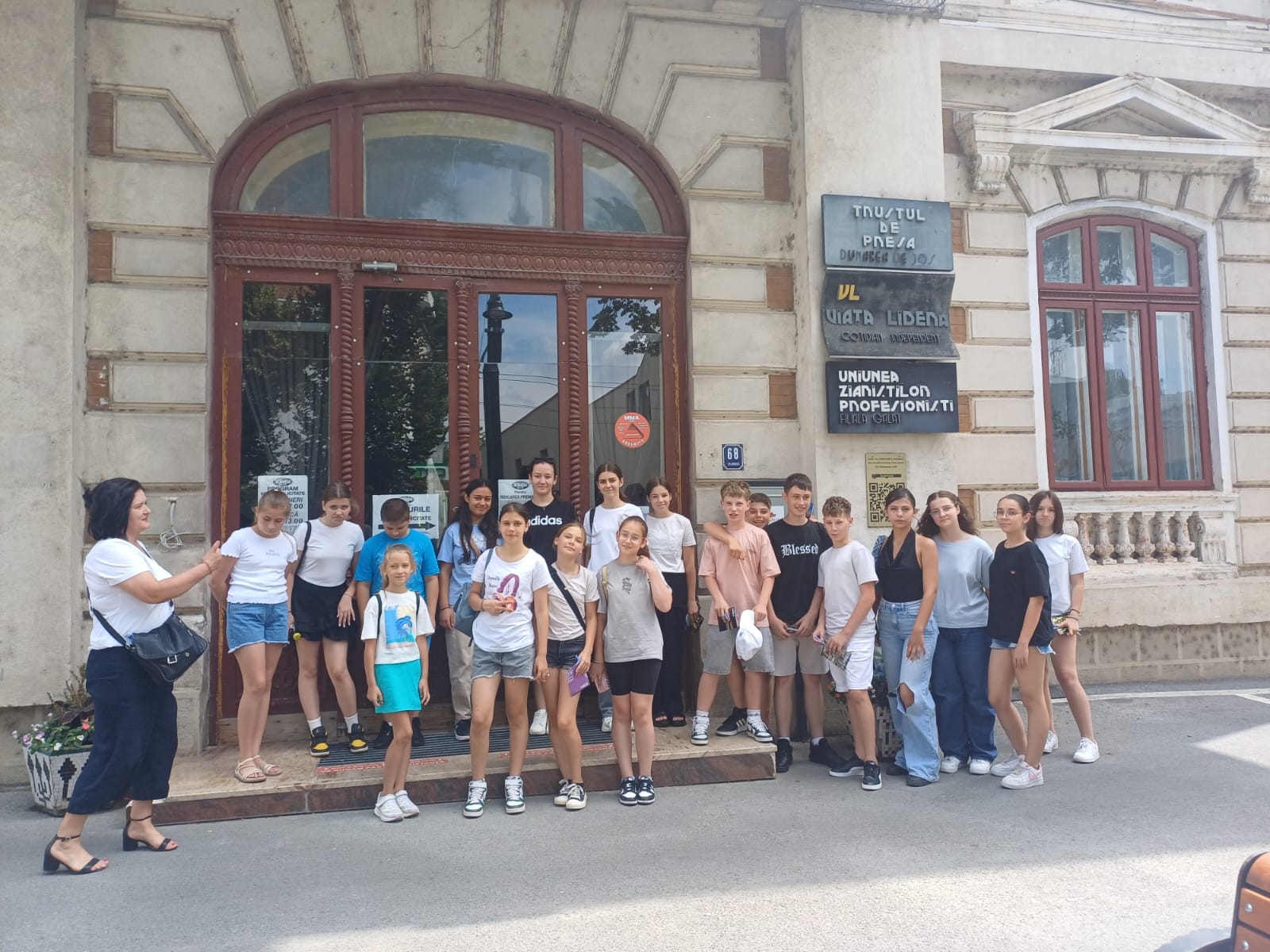 Jurnalişti pentru o zi, la „Viața liberă”