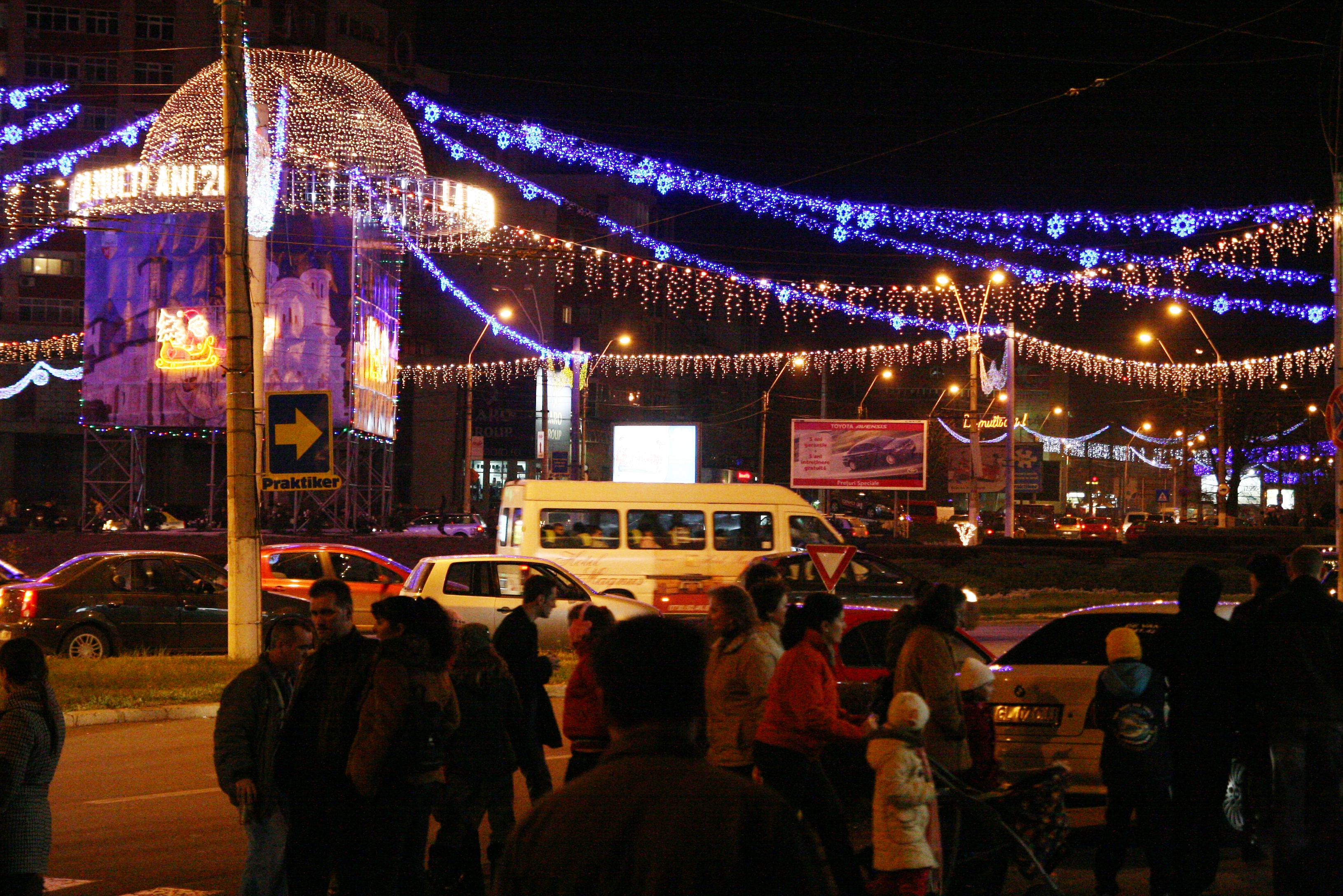 Primăria Galați  va cheltui 500.000 de euro pentru iluminatul de Sărbători