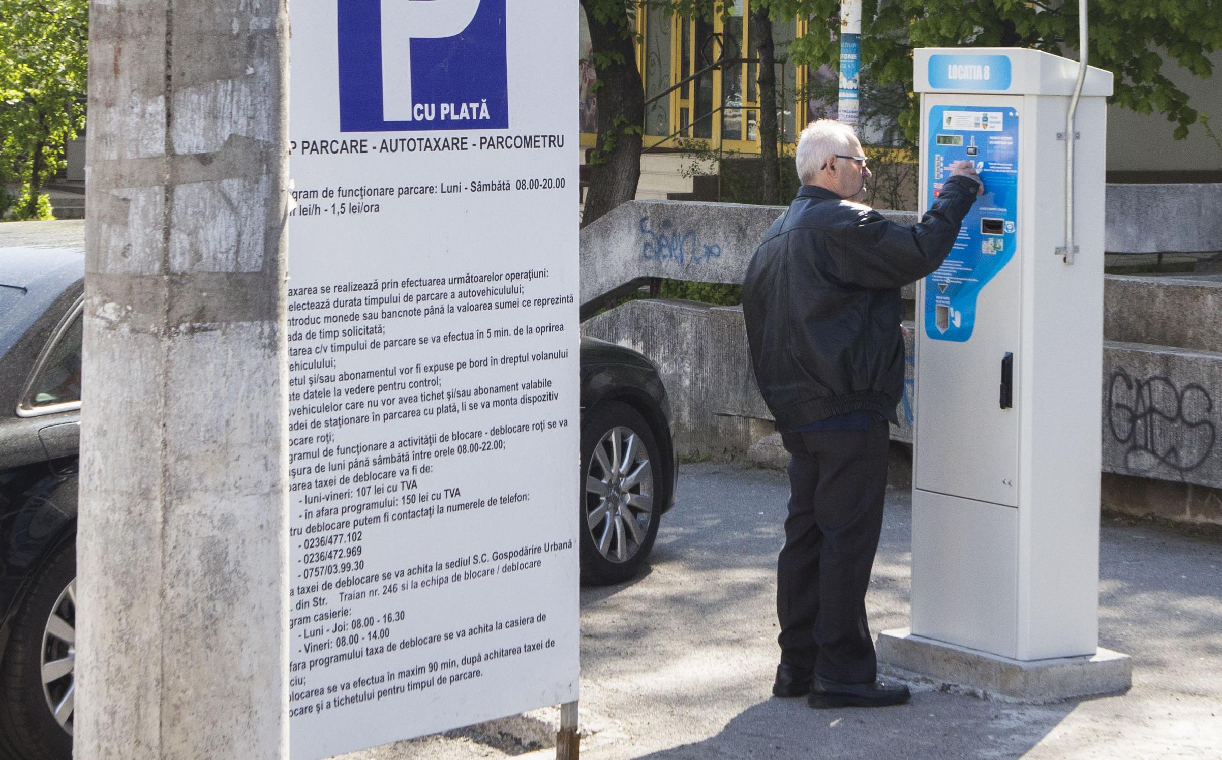 Taxă de parcare pentru zi