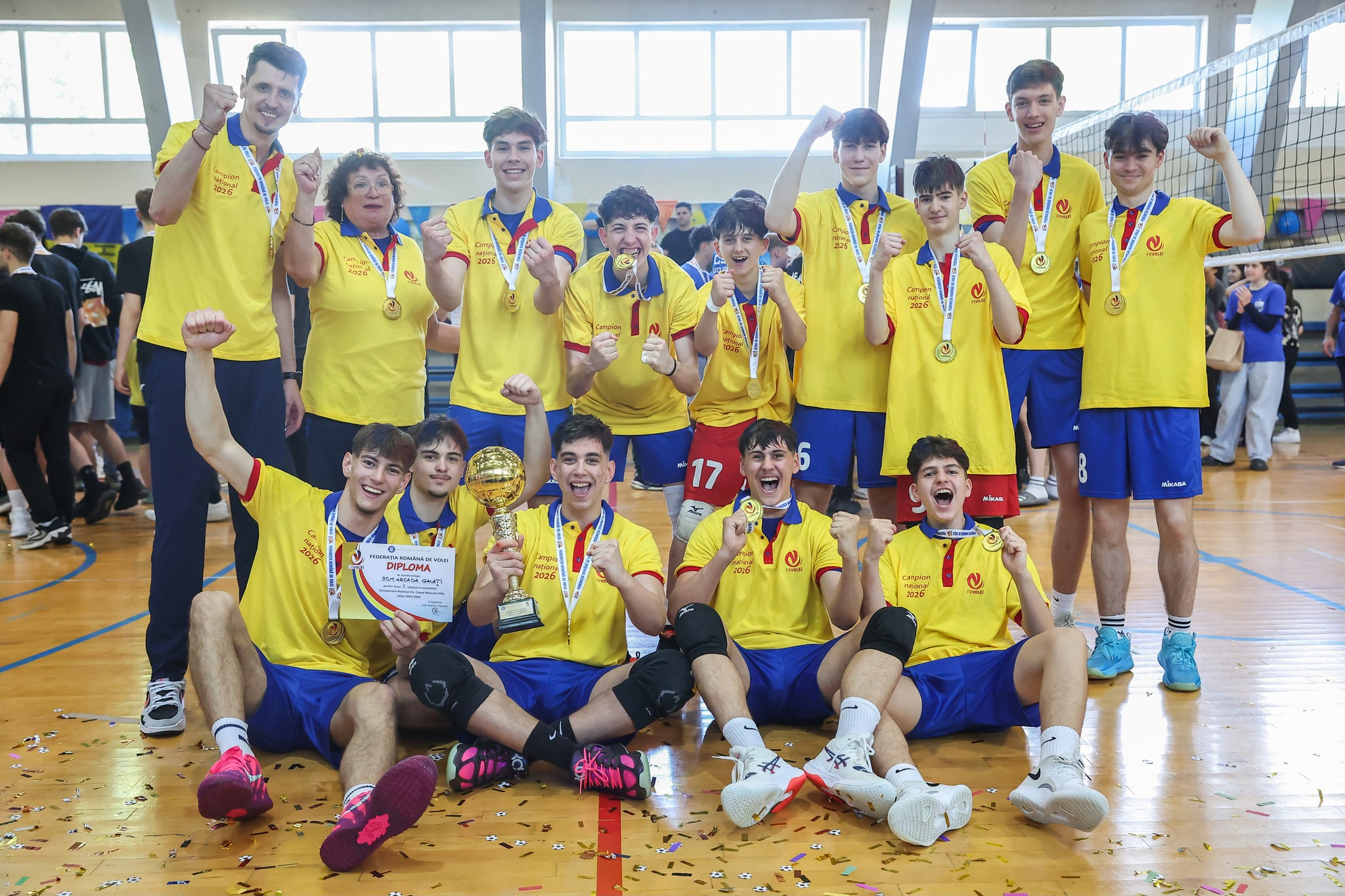 Excelentă performanță a voleiului juvenil gălățean